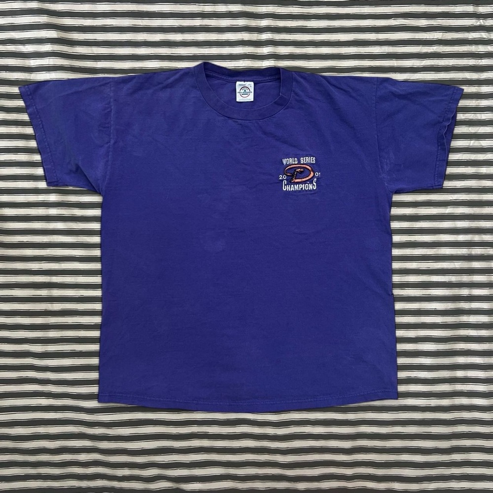 Purple World Series Champions Graphic T-Shirt